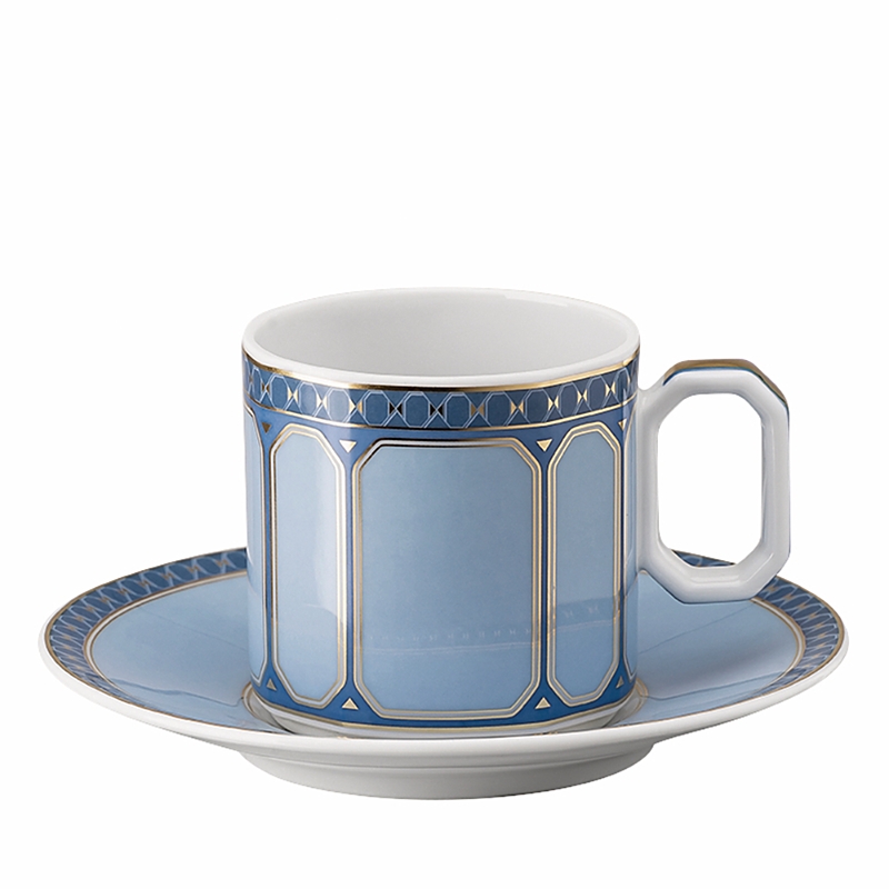 Rosenthal Signum Ad Cup And Saucer In Blue