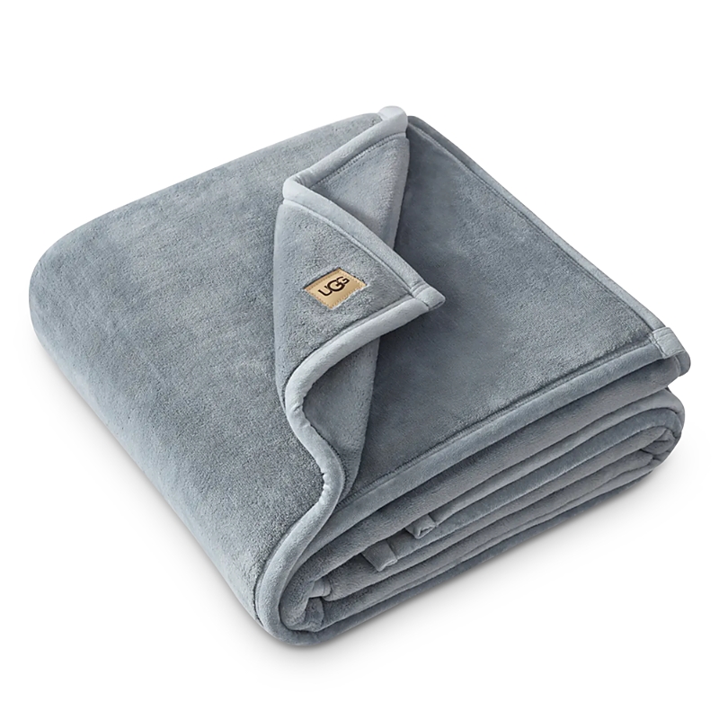 Ugg Coco Throw Blanket In Ash Fog