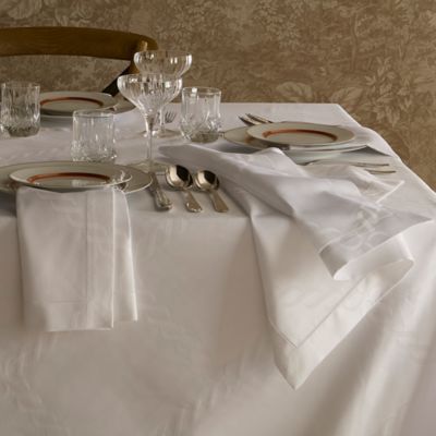 Ori Treccia Round Tablecloth, 117&amp;quot;