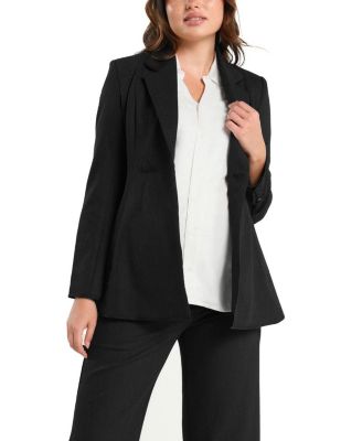 Women's No-Gap 3/4 Sleeve Maternity & Nursing Button Down Shirt in with Bra Concealing Design in TENCEL (Regular & Petite)