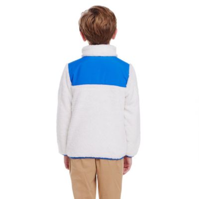 Boys' SpongeBob SquarePants x Bikini Bottom Buddies Sherpa Jacket with Printed Patch Pocket - Little Kid