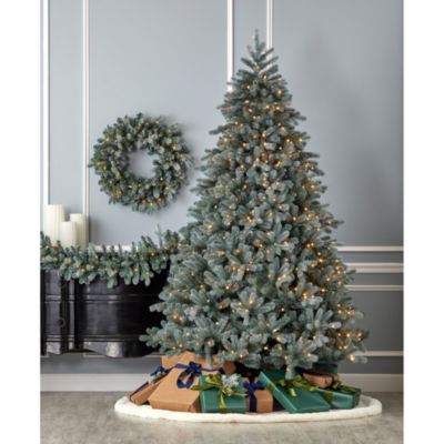 Blue Spruce 7.5' Tree Warm White LED Lights