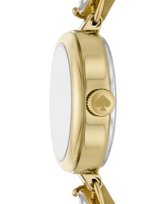 Monroe Gold Tone Stainless Steel Bracelet Watch, 20mm