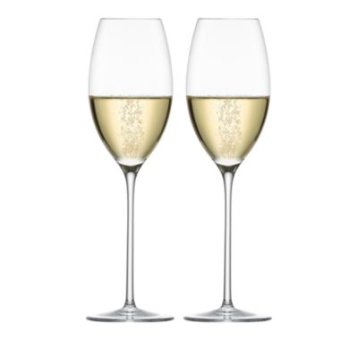 Glas Handmade Enoteca Champagne Flute, Set of 2