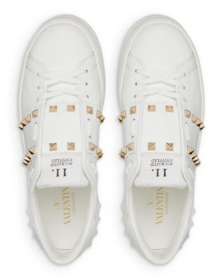 Women's Rockstud Lace Up Sneakers