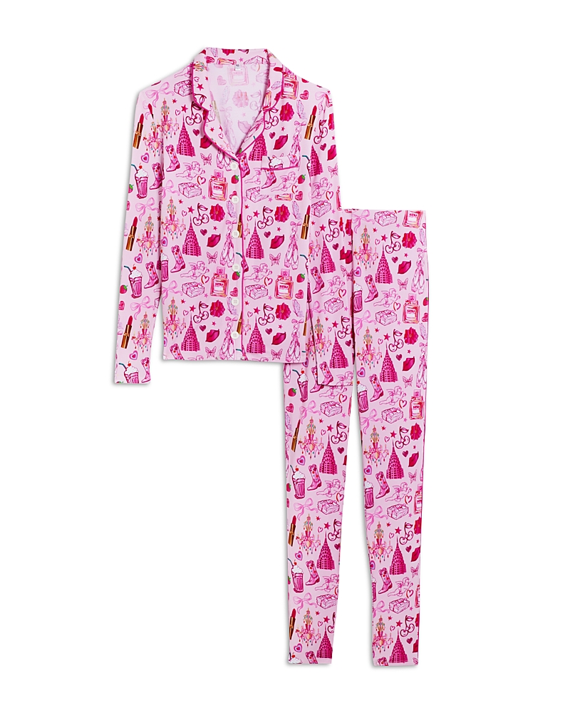 Shop Katiejnyc Girls' Maia Long Sleeved Top & Pants Pajamas Set - Big Kid In Girly Things