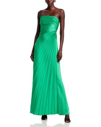 chinese dress ladies ALC Women's Bianca Strapless Pleated Maxi Dress main image 0