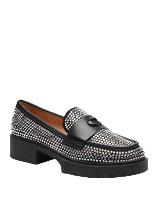 COACH - Women's Leah Crystal Loafers