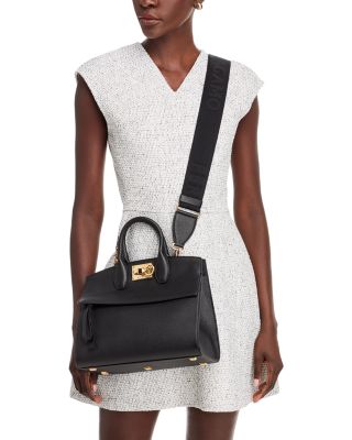 Studio Soft Small Leather Top Handle Bag