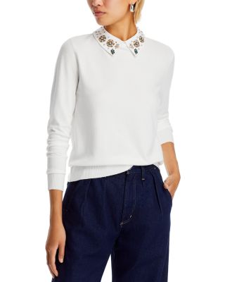 Sioni - Embellished Collar Sweater