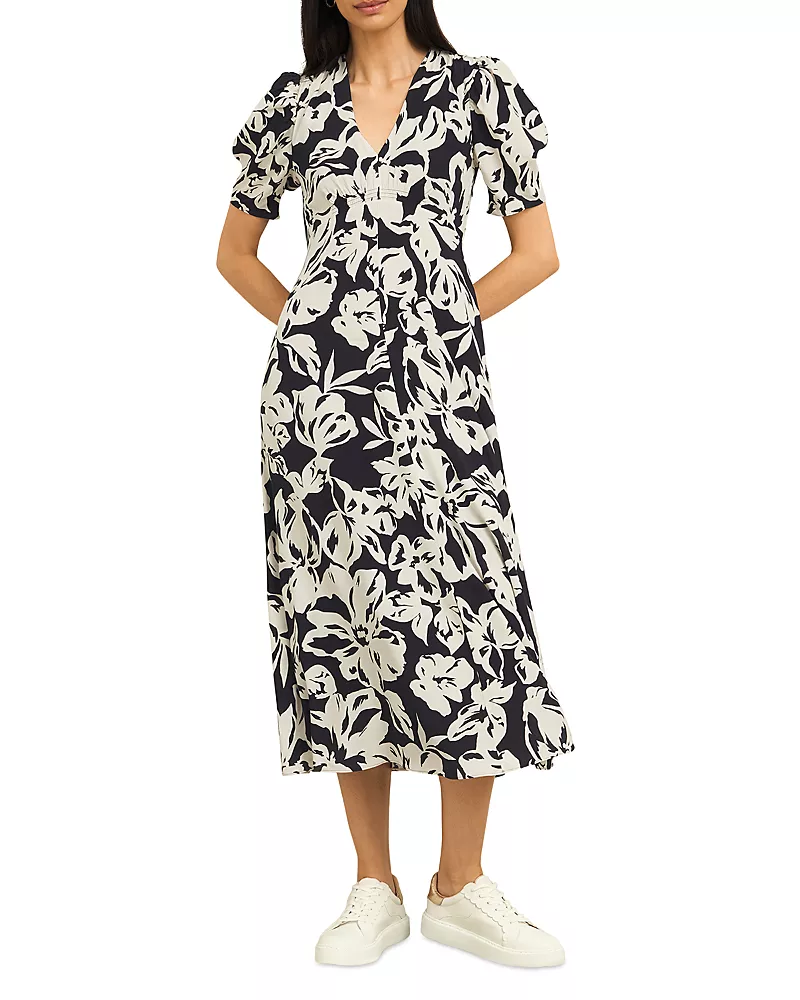 Hobbs London Chiltern Printed Midi Dress