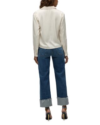 Rosie High Rise Wide Leg Jeans in Mallorca
