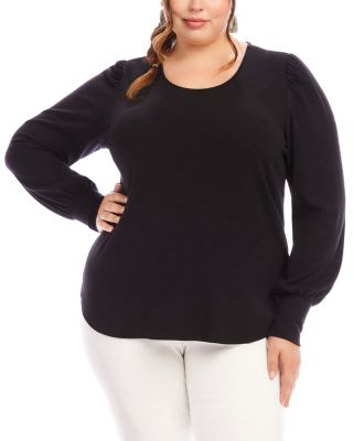 Karen Kane - Plus Puff Sleeve Top