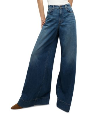 Haizley High Rise Wide Leg Jeans in Bandit