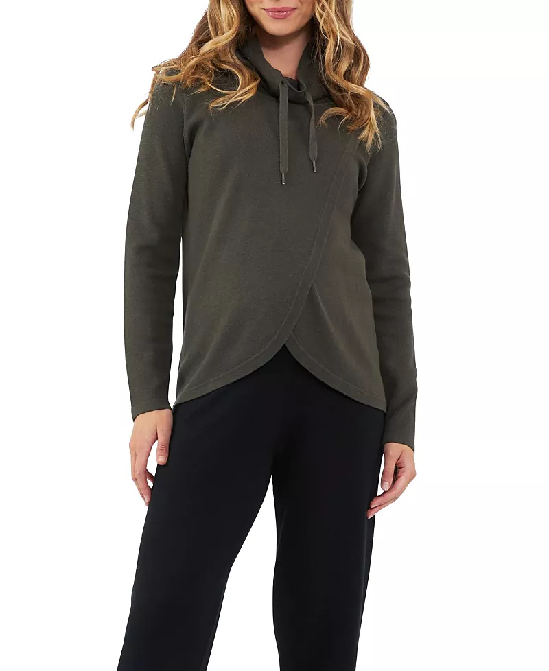 Ripe Maternity Cassie Cross Over Nursing Knit Sweater