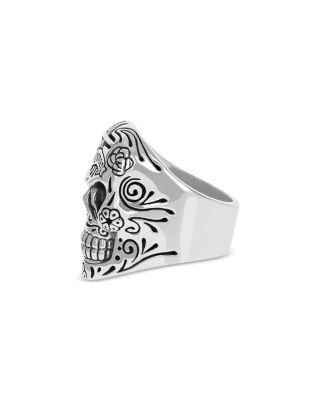 Sterling Silver 20th Anniversary Skull Ring