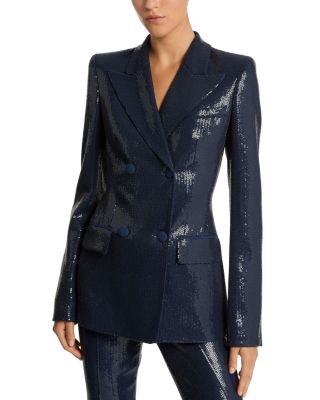 Michael Kors Collection - Sequin Double Breasted Blazer