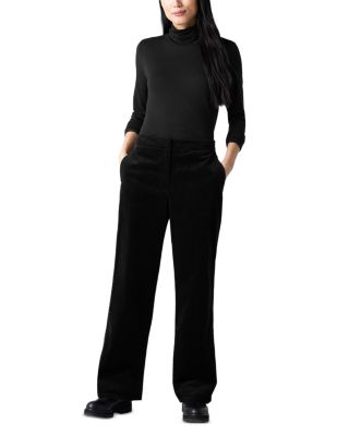 Cotton Corduroy Wide Leg Pants