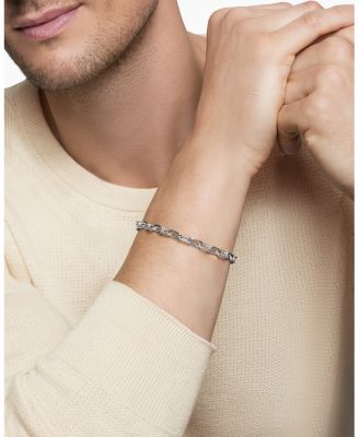 Men&#39;s DY Madison&amp;reg; Chain Bracelet in Sterling Silver, 6mm