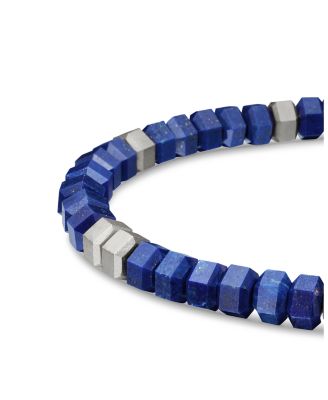 Spiritual Beads Hex Bracelet with Lapis Lazuli