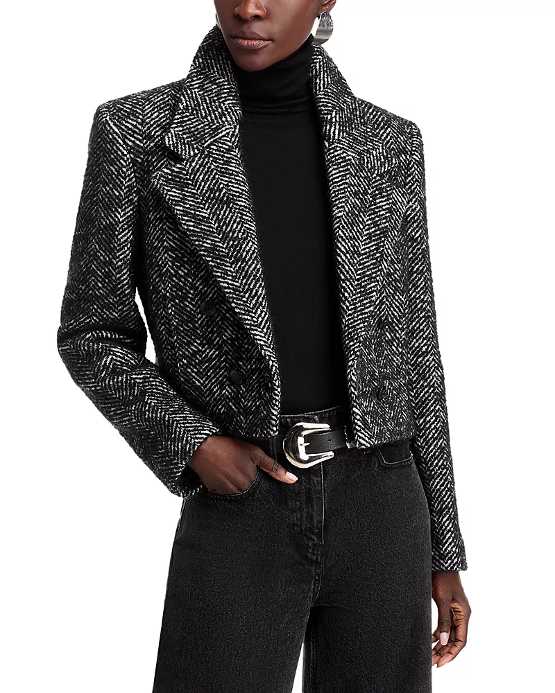 Anine Bing Vienna Tweed Blazer