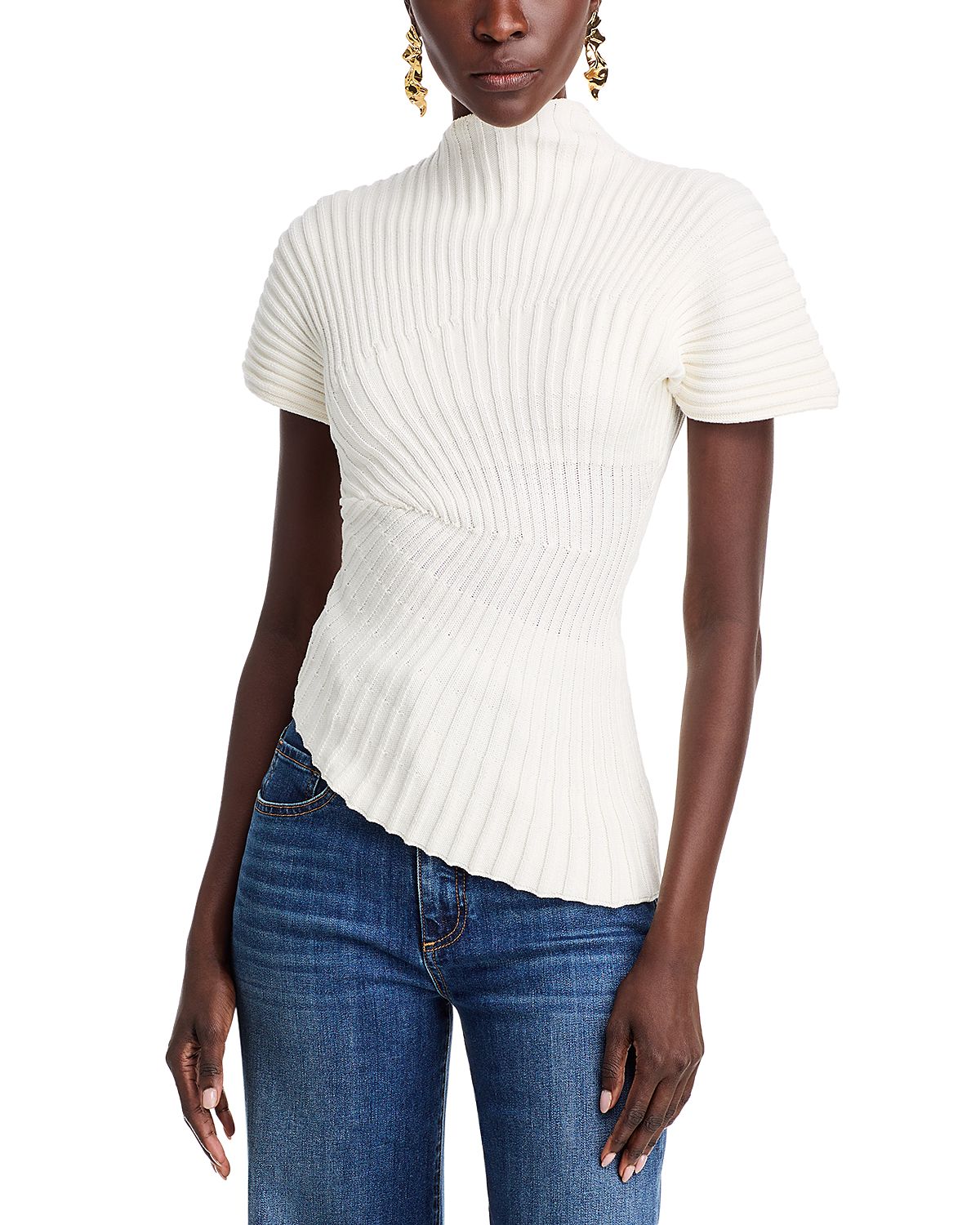 Cult Gaia Annemie Knit Top