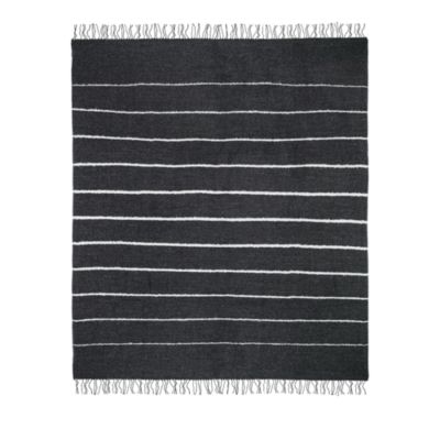Amelia Boucle Stripe Alpaca Throw