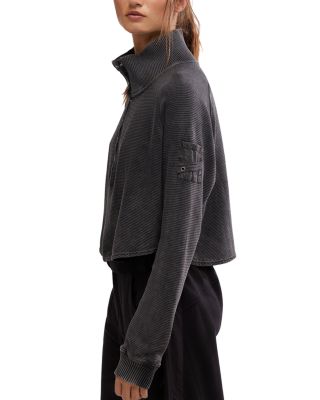 Henley Style Oversized Long Sleeve Tee