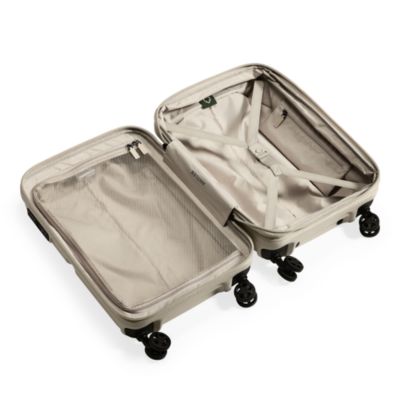 Single Stripe Expandable Carry On Suitcase