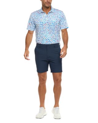 Color Play Performance Stretch Printed Classic Fit Golf Polo Shirt 