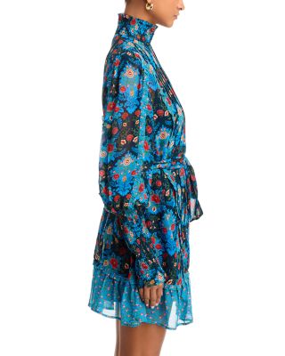 Arabesque Floral Pleated Dress