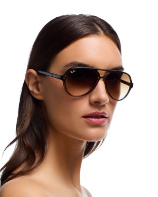  Brow Bar Aviator Sunglasses, 59mm