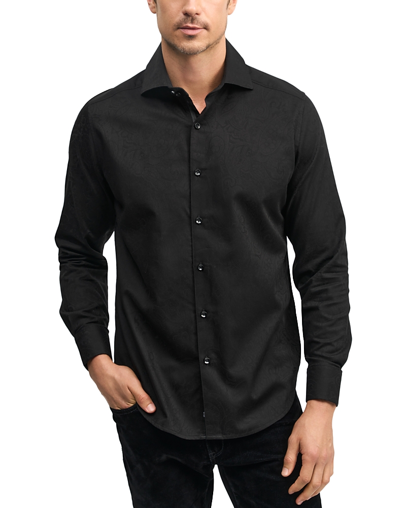 Robert Graham Waycross Cotton Stretch Jacquard Classic Fit Button Down Shirt