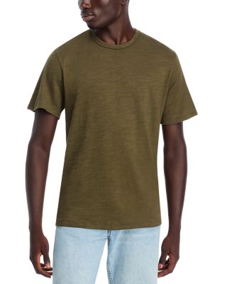 Rag & Bone Flame Classic Fit Short Sleeve Tee In Forgreen