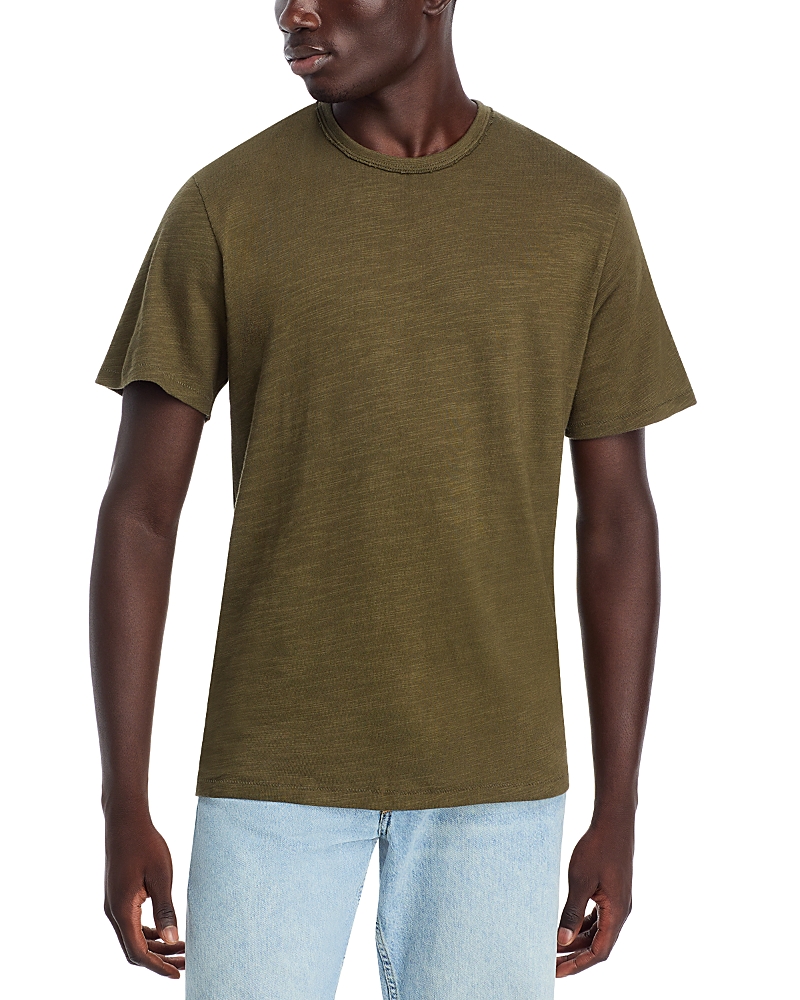 Rag & Bone Flame Classic Fit Short Sleeve Tee In Forgreen