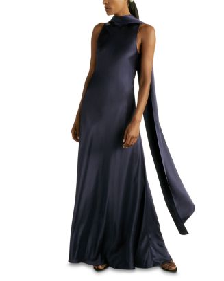 【海外限定】REISSドレス☆Fae Drape Satin Maxi Dress REISS Fae Satin Maxi Dress | Bloomingdale's