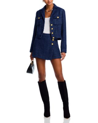 AQUA - Tweed Jacket and Skort - Exclusive