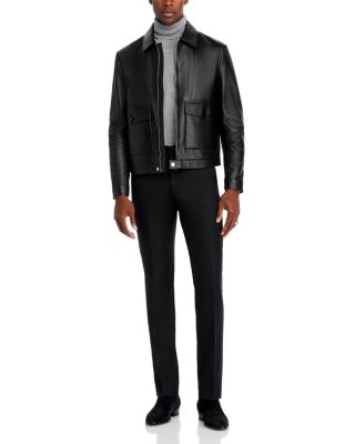 Wool Slim Fit Suit Pants
