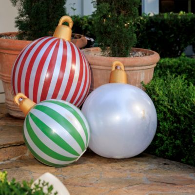 Classic Light Up Inflatable Ornaments, Set of 3