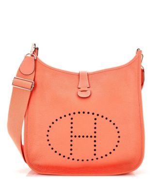 Pre-Owned Hermes Pm Evelyne Bag Gen Iii Togo