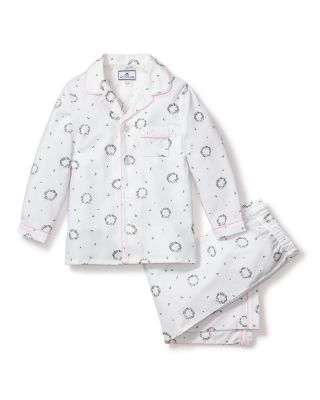 Petite Plume - Girls Somerset Wreath Pajama Set - Baby, Little Kid, Big Kid