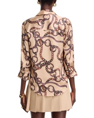 Dani Silk Chain Blouse