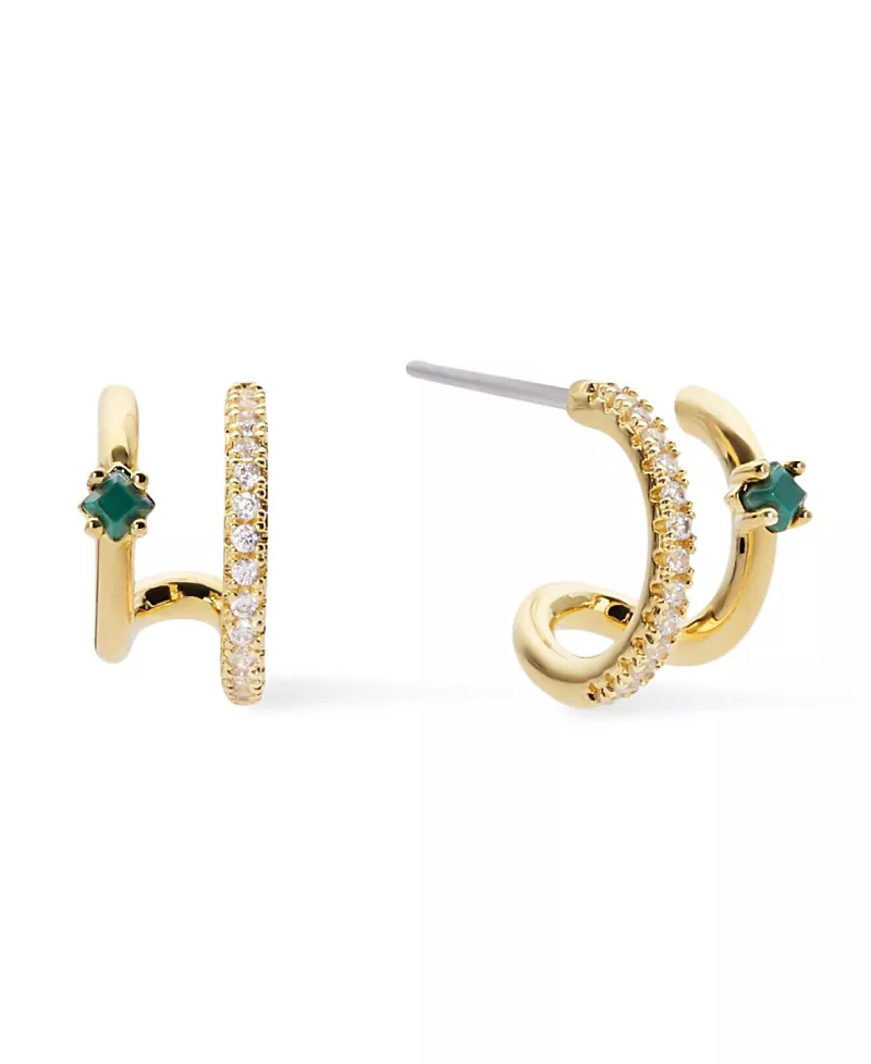Ana Luisa Double Hoop Earrings - Percy