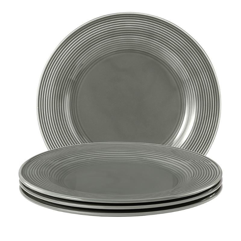 Seltmann Beat Dinner Plate, Set Of 4 In Gray
