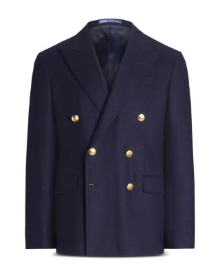 Tailored Wool Flannel Blazer