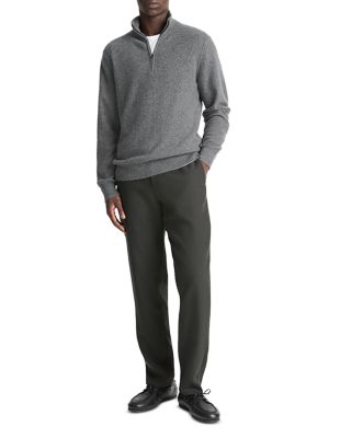 Thermal Quarter Zip Polo Sweater