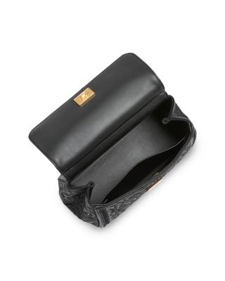 Sicily Embroidered Leather Top Handle Bag