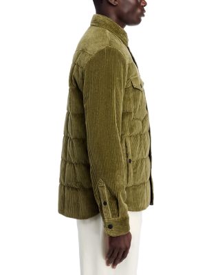 Gelt Corduroy Down Shirt Jacket