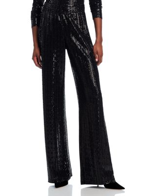 Alice and Olivia - Elba Mirrored Studded Pants