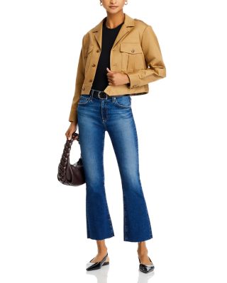 Farrah Mid Rise Cropped Bootcut Jeans